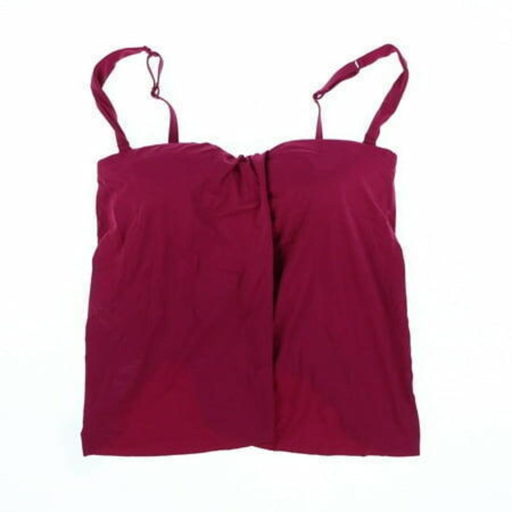 Coco Contours womens Clarity Bandeau Pink Tankini 8 32C